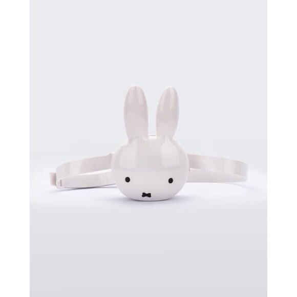 Mini Melissa Miffy Bunny White Jelly Belt bag